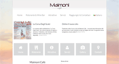Desktop Screenshot of maimonicafe.it